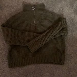 Olive green sweater